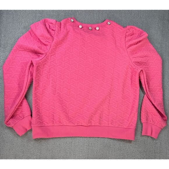 Simply Southern Lounge Set Quilted Sweat Suit Comfy Casual Feminine Pink XL - Picture 2 of 13